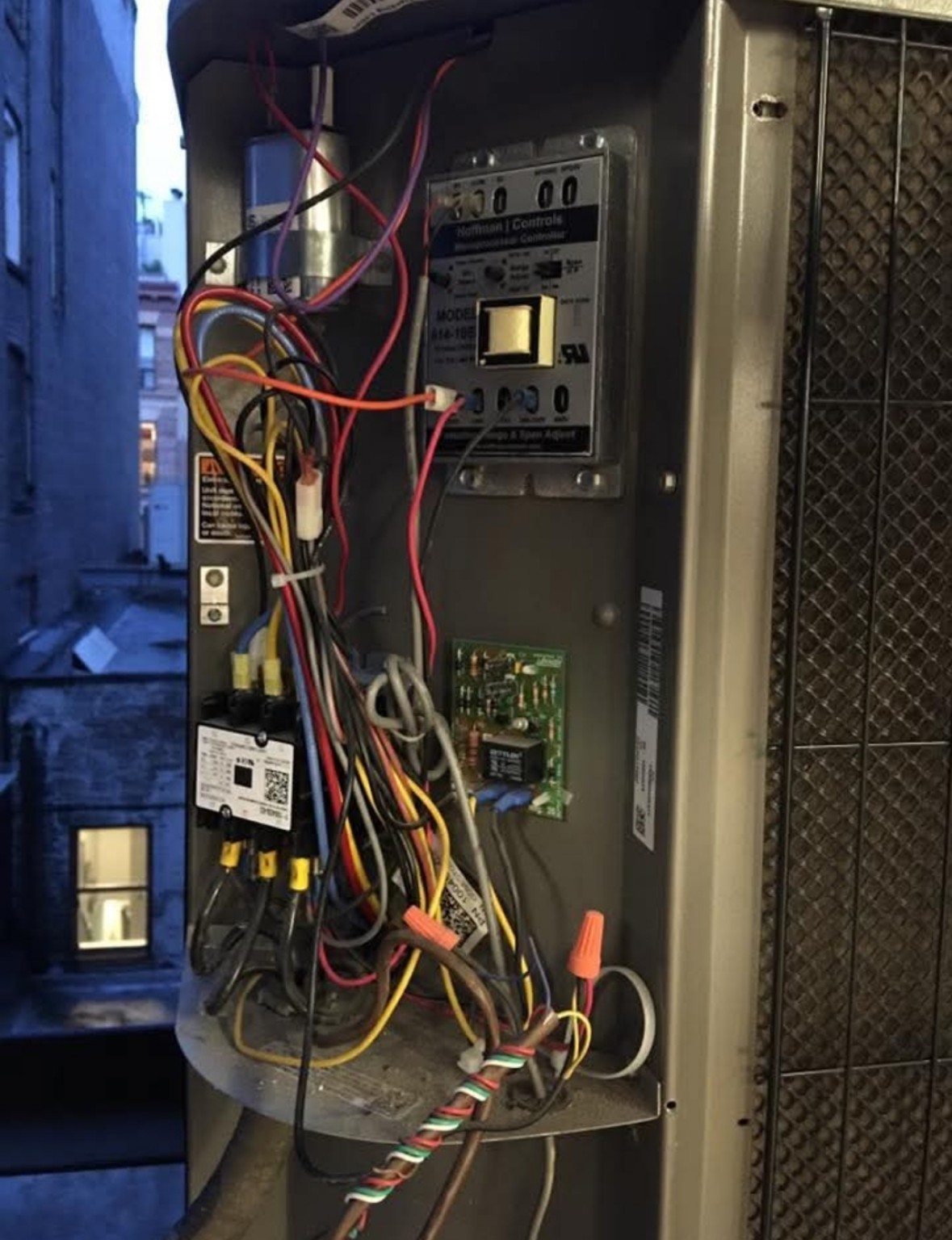 HVAC air-handler controls during diagnostic service
