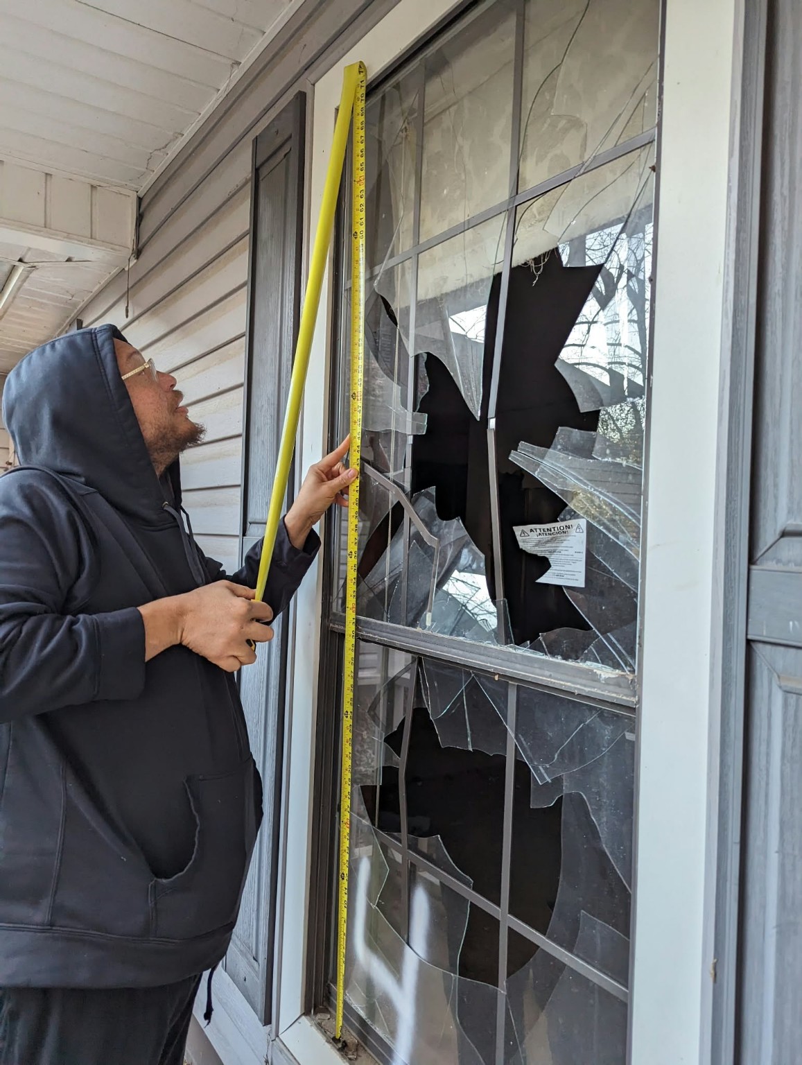 Securing damaged openings — L.I. Contracting project